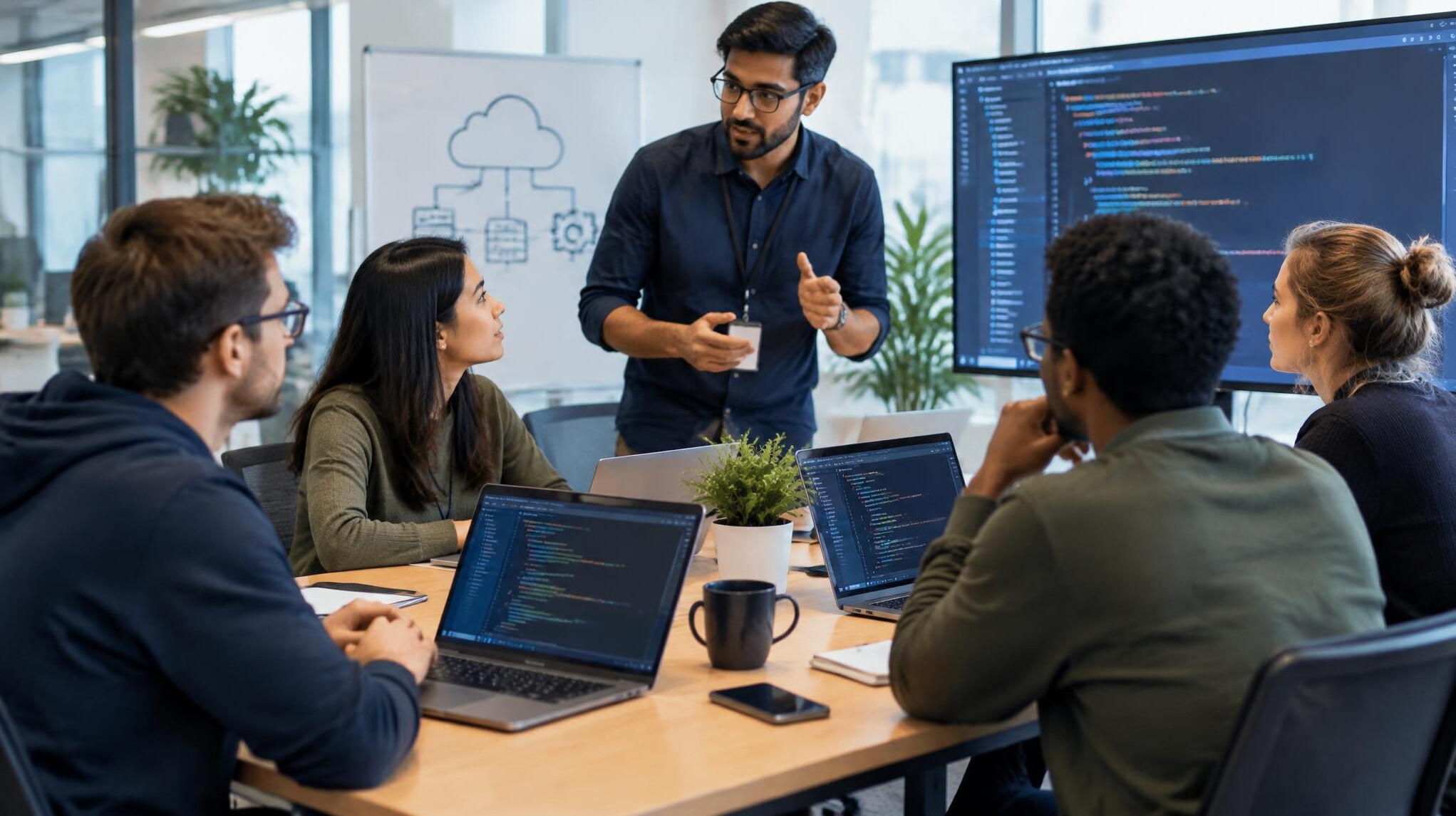 custom software development team