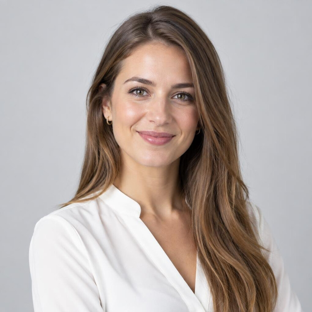 Studio portrait of a female project manager